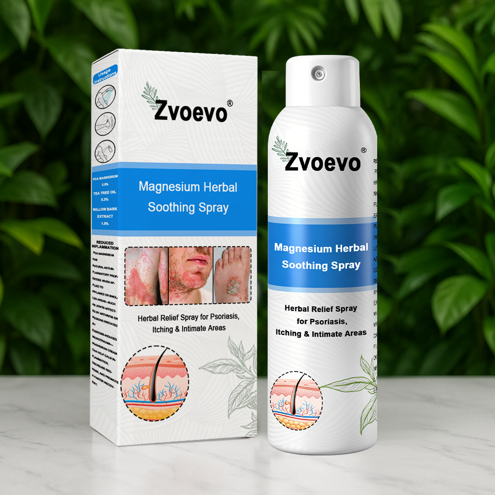 -50%OFF(🌲Early Christmas Sale🎁) Zvoevo® Magnesium Herbal Psoriasis Spray 👨⚕️ FDA Approved (Relieves psoriasis and eczema, improves bacterial infections in the genital area, hidradenitis suppurativa)