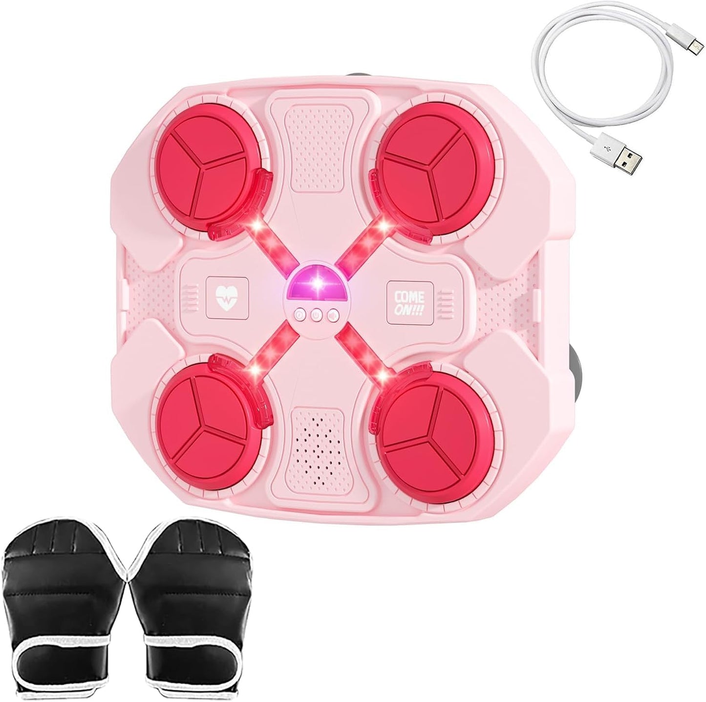 🔥Hot Sale 50% OFF🔥Smart Music Boxing Trainer for Home Gym | Interactive Wall-Mounted Punching Machine