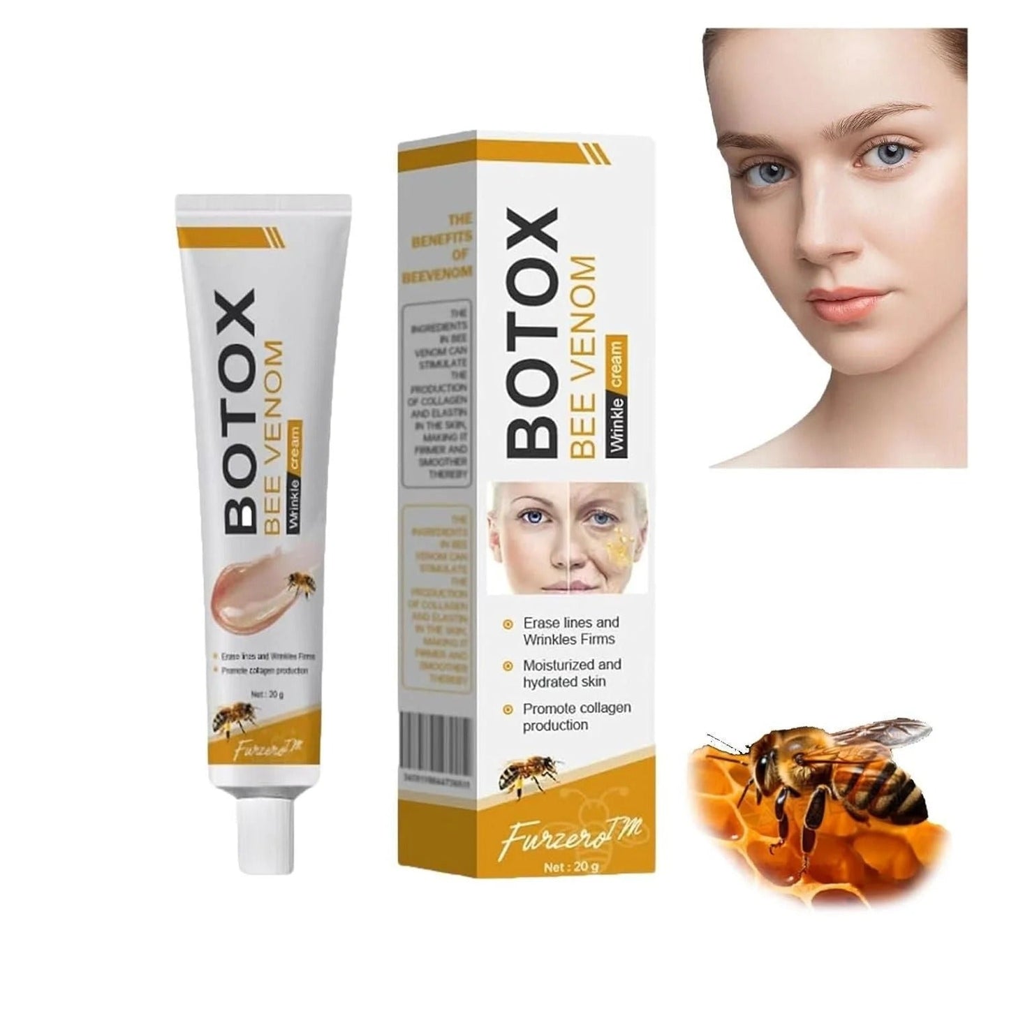 🔥Limited Time Discount 🔥 Botox Bee Venom Wrinkle Removal Lifting Cream