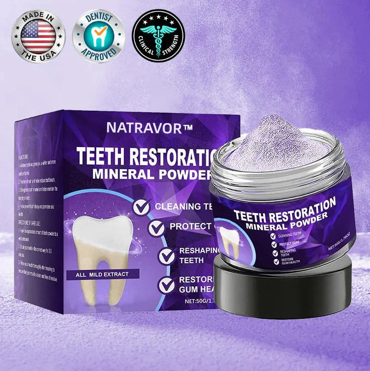 🎁 Flash Sale:NATRAVOR™ Teeth Restoration Powder