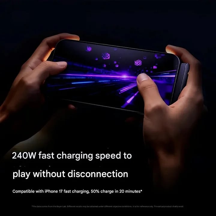 🔥Hot Sale 🔥Official Authorized | MFi-Certified Cables⚡ 2-in-1 Invisible Holder Charger Cable - 240W Fast Charging Cord with Built-In Phone Stand