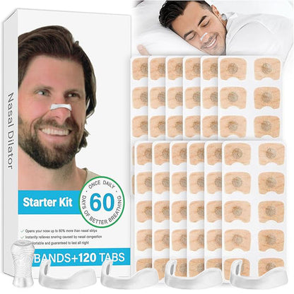 🔥Hot Sale🔥Anti Snoring Magnetic Nose Strips