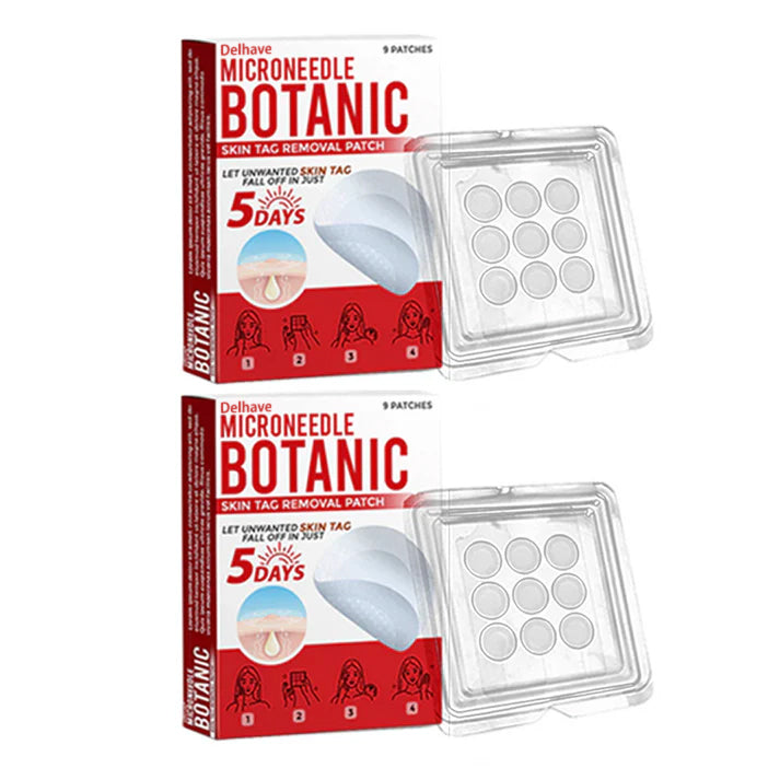 🔥Limited Time Discount🔥DELHAVE® MicroNeedle Botanic Skin Tag Removal Patch 🇺🇸 Made in the USA