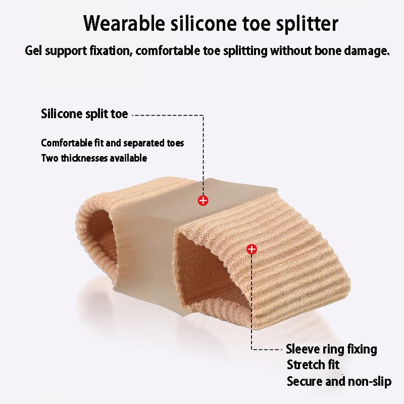 🔥Hot Sale🔥Woyuosn Premium Elastic Toe Separators – Comfortable Pain Relief & Alignment