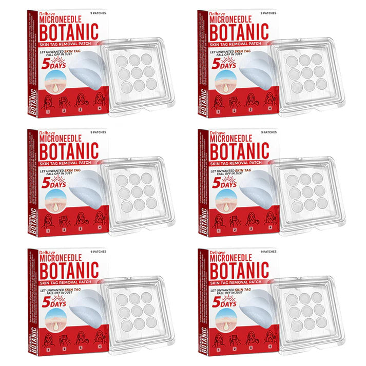 🔥Limited Time Discount🔥DELHAVE® MicroNeedle Botanic Skin Tag Removal Patch 🇺🇸 Made in the USA