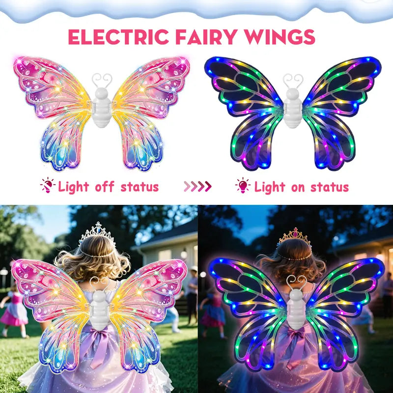 🔥Hot Sale 50% OFF🔥Light Up Fairy Wings for Girls