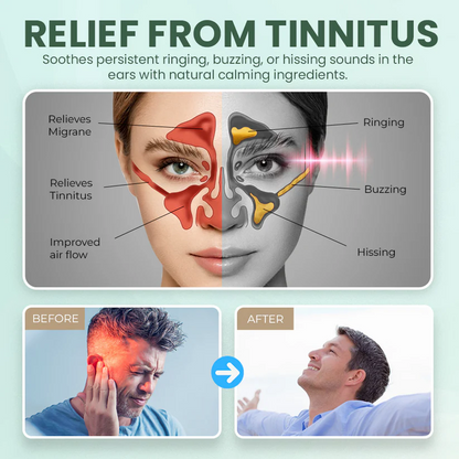 🔥Hot Sale🔥FDA Approved⭐ Ear Care Drops – Natural Plant Formula | Calm the Ringing, Clear the Discomfort 👂🏼