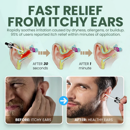 🔥Hot Sale🔥FDA Approved⭐ Ear Care Drops – Natural Plant Formula | Calm the Ringing, Clear the Discomfort 👂🏼