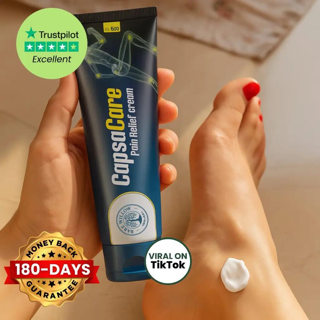 CapsaCare Neuropathy Relief Cream™ - Relieve Numbness, Tingling & Pain