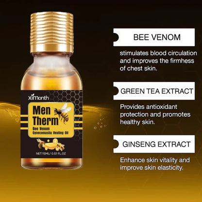 🔥Hot Sale🔥Chest Fat Bee Venom Heating Oil✅ 7-Day Improvement Guarantee – Full Refund if No Results
