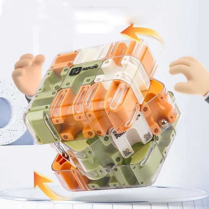 🔥Hot Sale 50% OFF🔥3D Rolling Ball Maze Cube