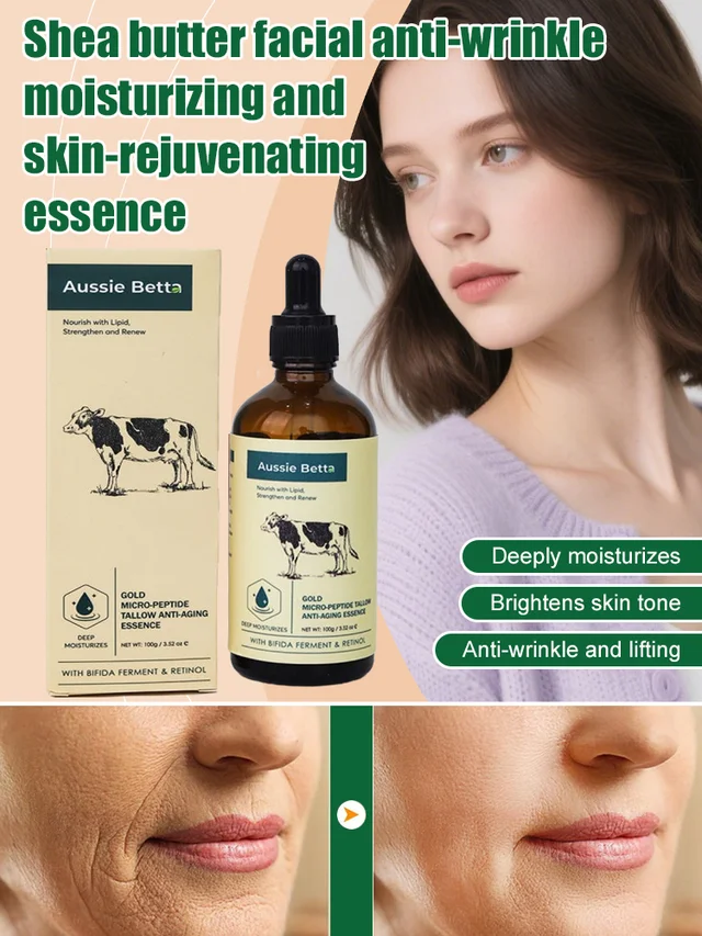 🔥Hot Sale 🔥【10 Years Younger】Tallow Facial Anti-Wrinkle Moisturizing and Skin Softening Serum