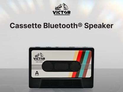 🔥Hot Sale 50% OFF🔥Victor Cassette Tape Bluetooth Speaker