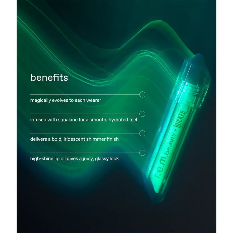 🔥Hot Sale 🔥r.e.m. beauty x Wicked: For Good So Popular pH Adaptive Lip Oil