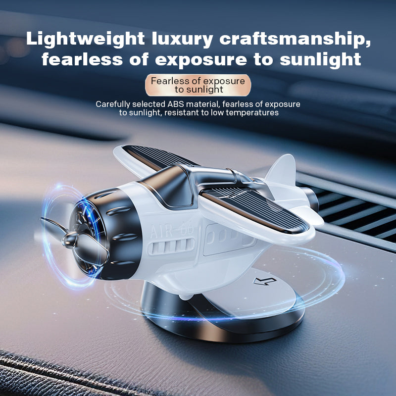 🎁2025 Limited Time Sale - 50% OFF🔥Solar powered airplane shaped car ornaments