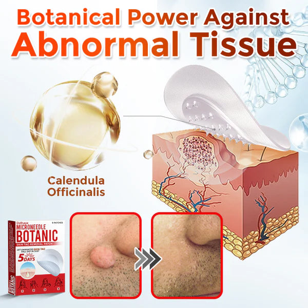 🔥Limited Time Discount🔥DELHAVE® MicroNeedle Botanic Skin Tag Removal Patch 🇺🇸 Made in the USA