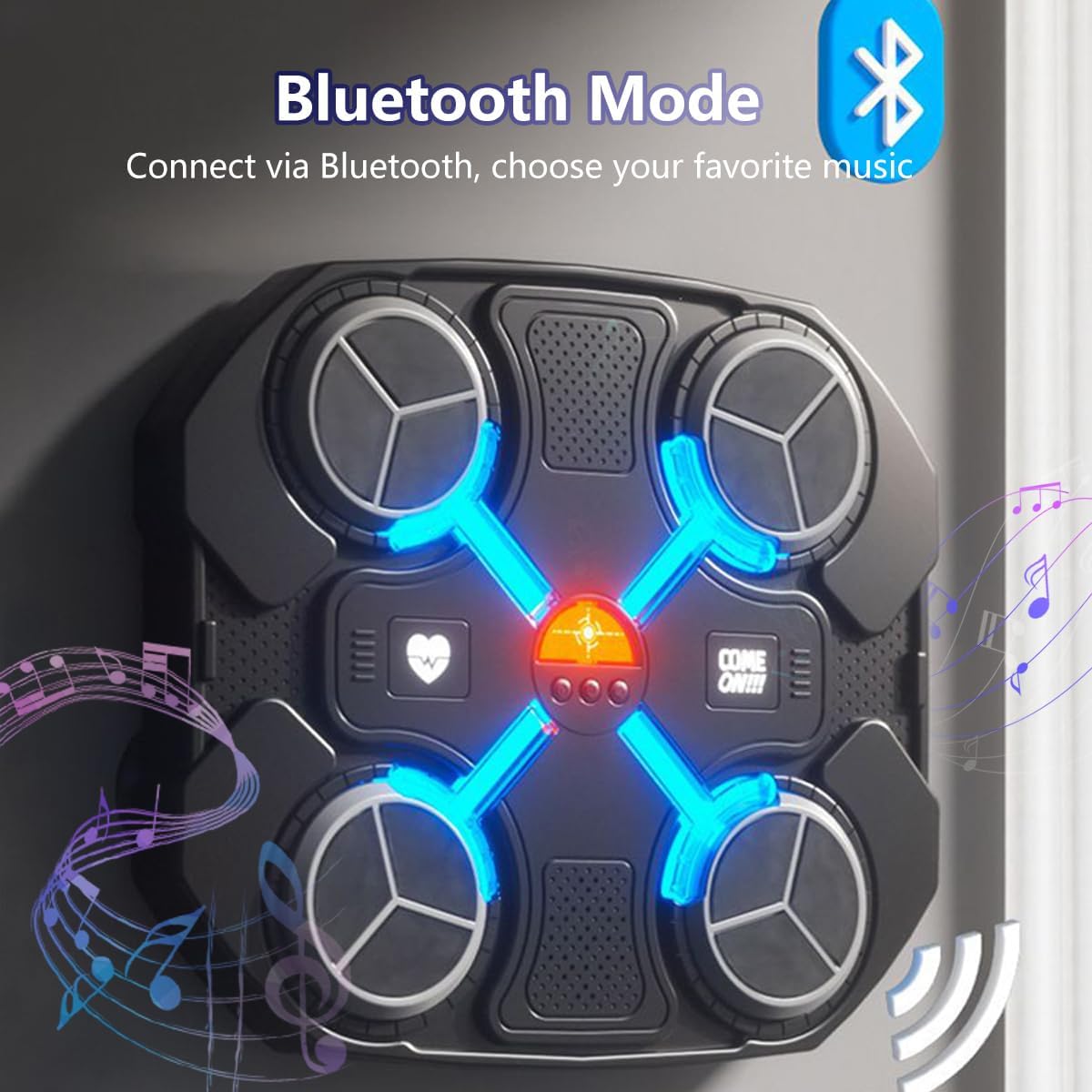 🔥Hot Sale 50% OFF🔥Smart Music Boxing Trainer for Home Gym | Interactive Wall-Mounted Punching Machine