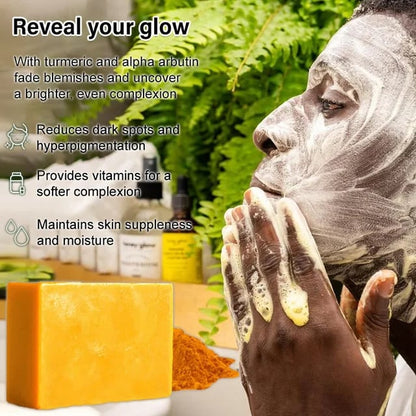 🔥Hot Sale 50% OFF🔥[Magic Spot Removal]Turmeric Kojic Acid De-darkening Handmade Soap