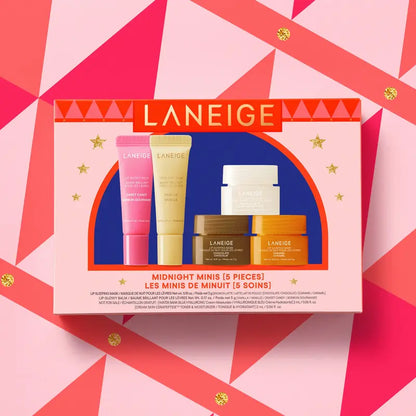 🔥Limited Time Discount 🔥 Laneige Midnight Minis, Hydrating, Lip Care Gift Set