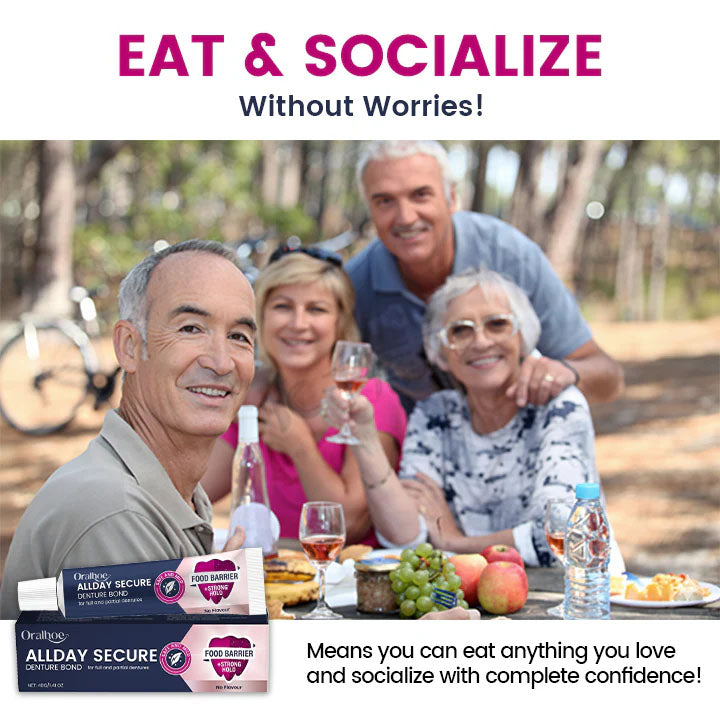 🔥Hot Sale🔥Oralhoe AllDay Secure Denture Bond