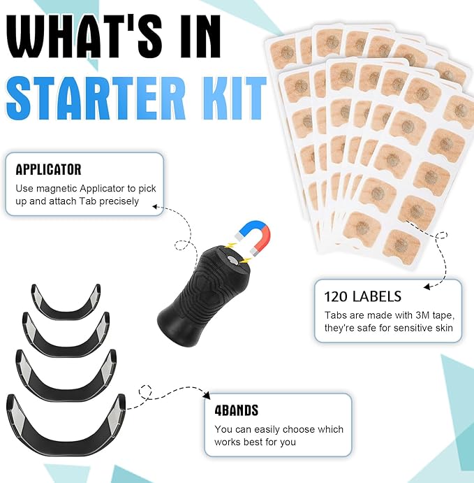 🔥Hot Sale🔥Anti Snoring Magnetic Nose Strips