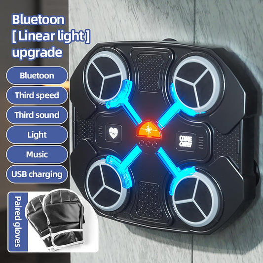 🔥Hot Sale 50% OFF🔥Smart Music Boxing Trainer for Home Gym | Interactive Wall-Mounted Punching Machine