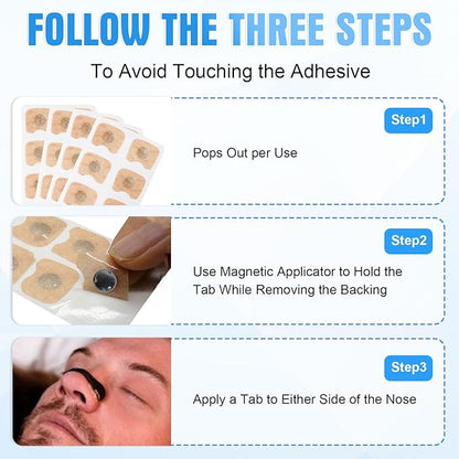 🔥Hot Sale🔥Anti Snoring Magnetic Nose Strips