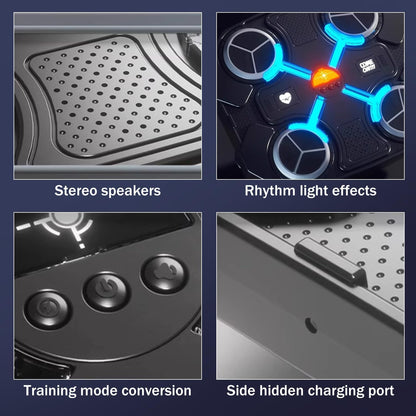 🔥Hot Sale 50% OFF🔥Smart Music Boxing Trainer for Home Gym | Interactive Wall-Mounted Punching Machine