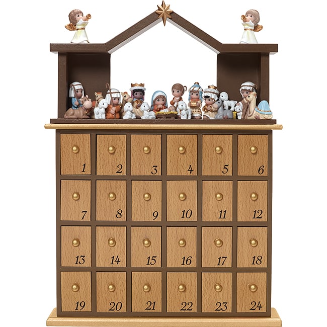 🔥Limited Time Discount 🔥Precious Moments, Nativity Advent Calendar