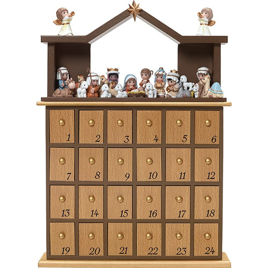 🔥Limited Time Discount 🔥Precious Moments, Nativity Advent Calendar