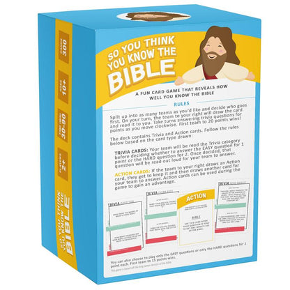 ✝️ So You Think You Know The Bible - Fun Christian Bible Trivia Game💝