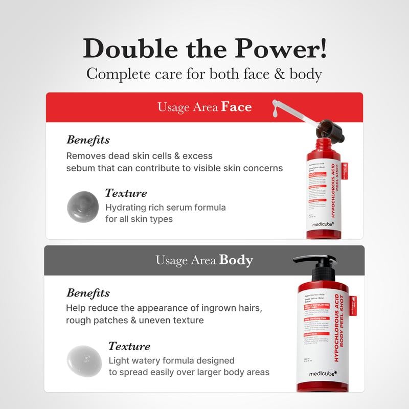 🔥Hot Sale 50% OFF🔥-Medicube Hypochlorous Acid Rice Peel Shot Duo & Free shipping✈️