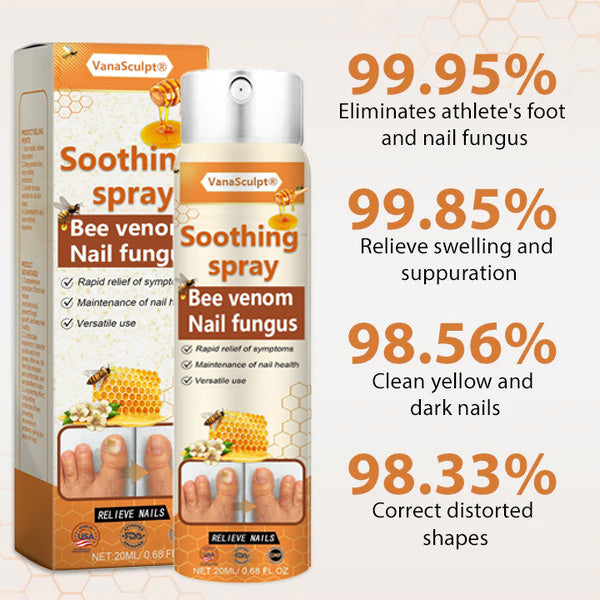 🔥Hot Sale🔥VanaSculpt® Bee Venom Nail Fungus Spray