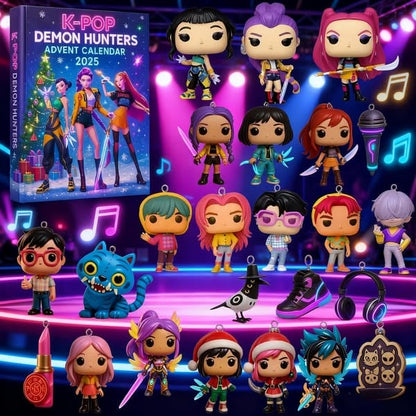 🔥Last Day 50% OFF -🎄Kpop Demon Hunters Advent Calendar 2025