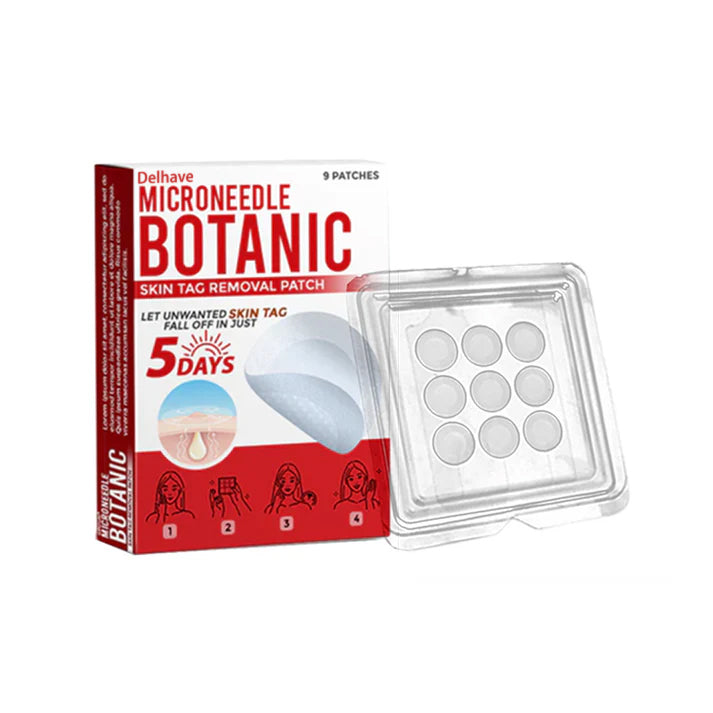 🔥Limited Time Discount🔥DELHAVE® MicroNeedle Botanic Skin Tag Removal Patch 🇺🇸 Made in the USA