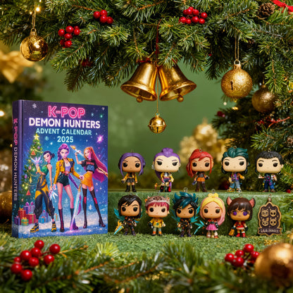 🔥Last Day 50% OFF -🎄Kpop Demon Hunters Advent Calendar 2025
