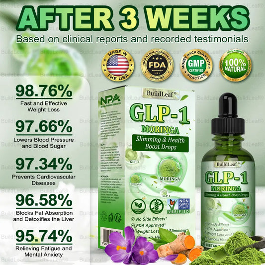 🔥Hot Sale 50% OFF🔥Trizepatide GLP-1 Moringa Slimming & Health Boost Drops