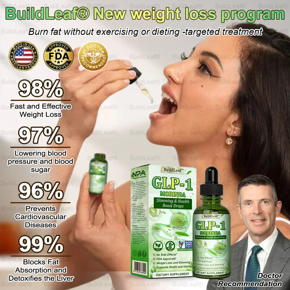 🔥Hot Sale 50% OFF🔥Trizepatide GLP-1 Moringa Slimming & Health Boost Drops