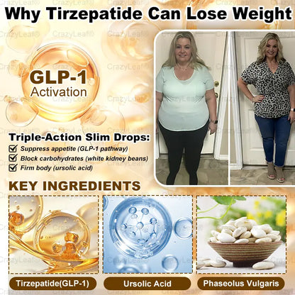 🔥Hot Sale 50% OFF🔥Trizepatide GLP-1 Moringa Slimming & Health Boost Drops