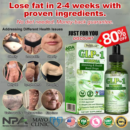 🔥Hot Sale 50% OFF🔥Trizepatide GLP-1 Moringa Slimming & Health Boost Drops