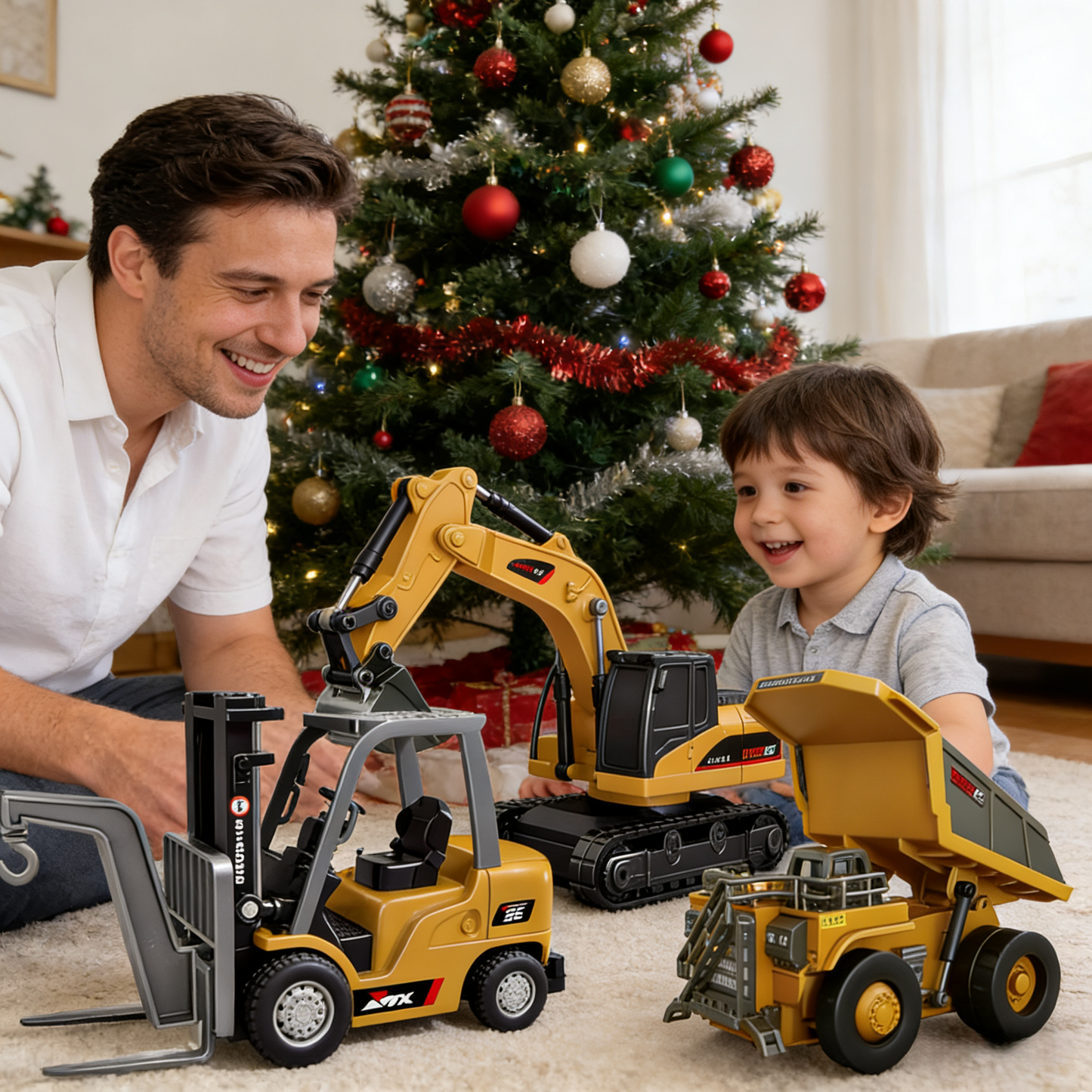 🔥Hot Sale 🔥 The Ultimate Mini Construction Fleet – Unwrap Endless Fun This Christmas! 🎁