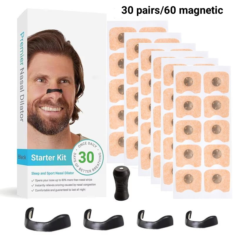 🔥Hot Sale🔥Anti Snoring Magnetic Nose Strips