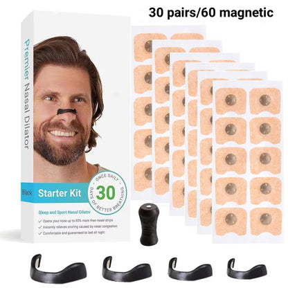 🔥Hot Sale🔥Anti Snoring Magnetic Nose Strips
