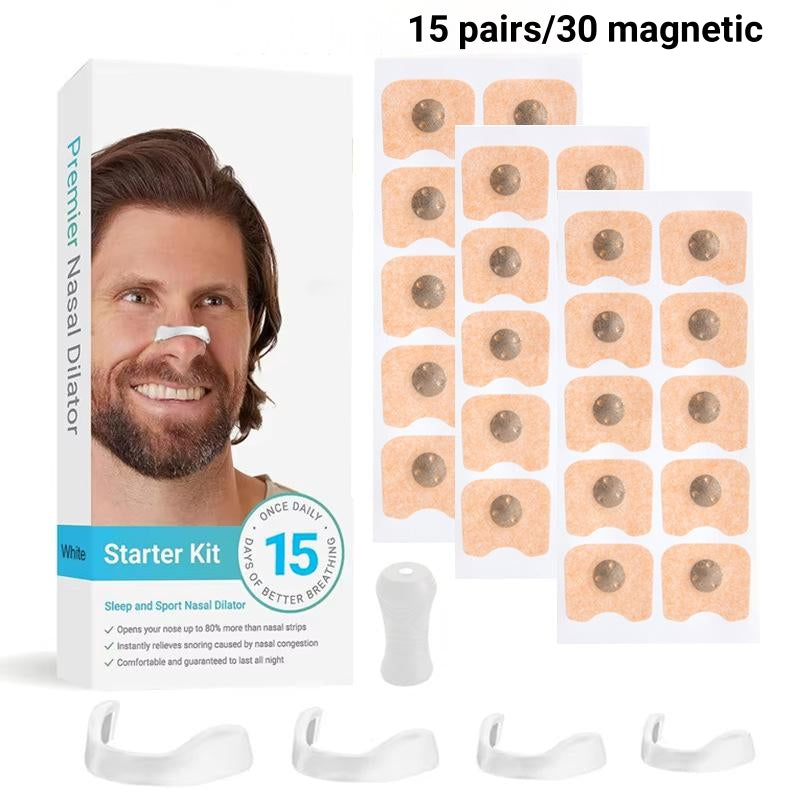 🔥Hot Sale🔥Anti Snoring Magnetic Nose Strips