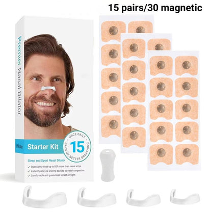 🔥Hot Sale🔥Anti Snoring Magnetic Nose Strips