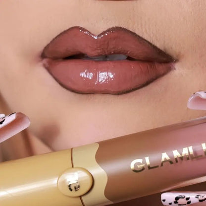 🔥Hot Sale 🔥Glamlite Cafe: Coffee Lip Kits, Horchata Lip Gloss