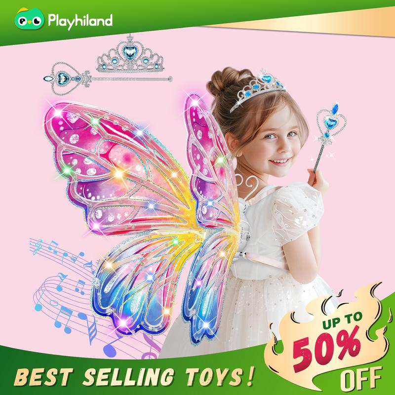 🔥Hot Sale 50% OFF🔥Light Up Fairy Wings for Girls