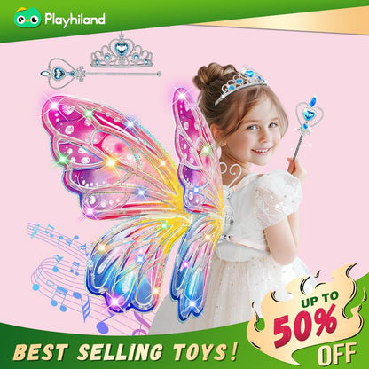 🔥Hot Sale 50% OFF🔥Light Up Fairy Wings for Girls