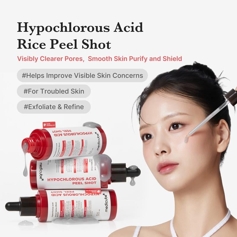 🔥Hot Sale 50% OFF🔥-Medicube Hypochlorous Acid Rice Peel Shot Duo & Free shipping✈️