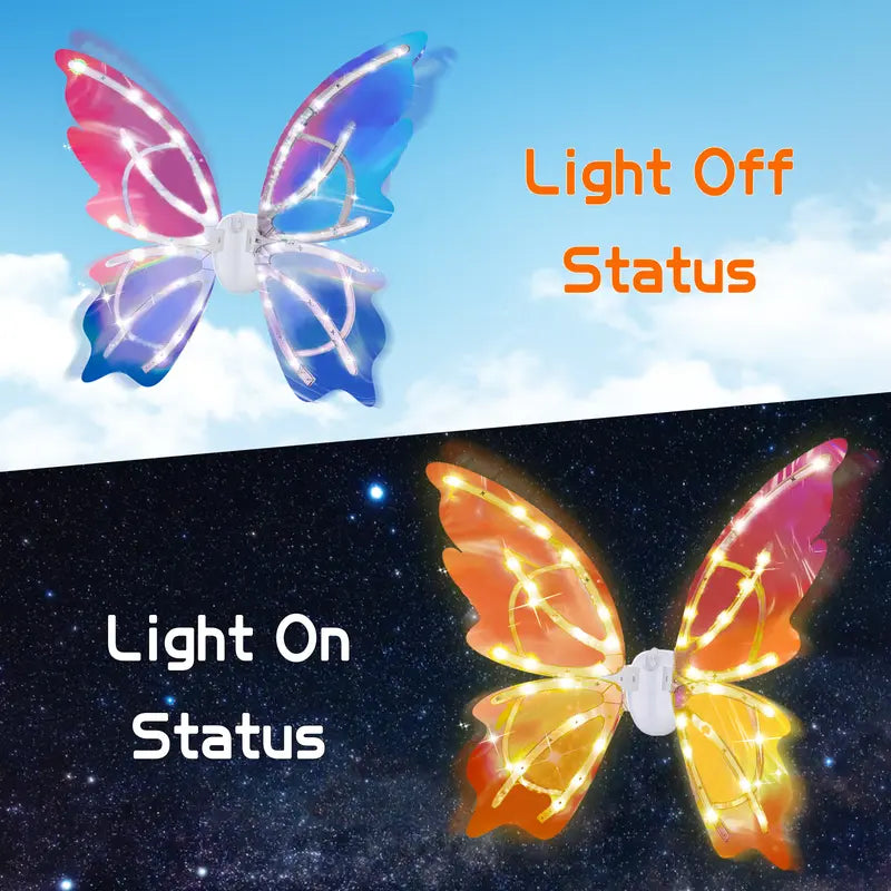 🔥Hot Sale 50% OFF🔥Light Up Fairy Wings for Girls